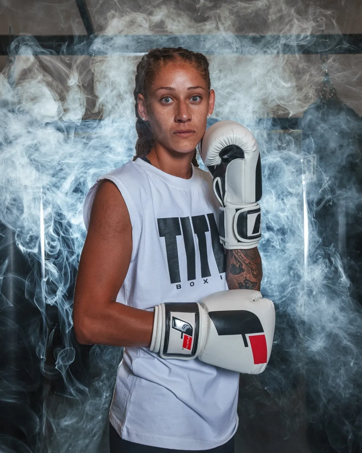 Fighting Big Logo Bag Boxing Gloves
