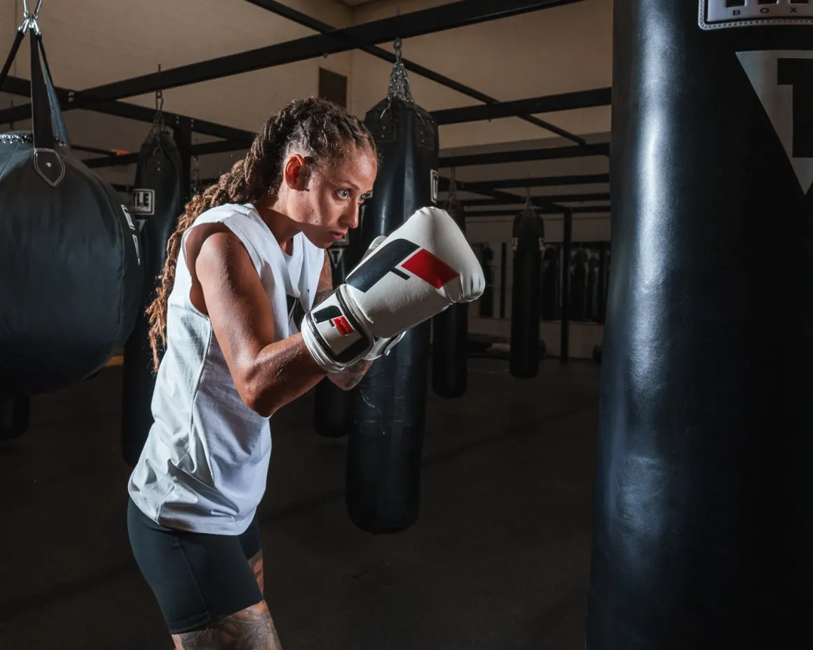 Fighting Big Logo Bag Boxing Gloves