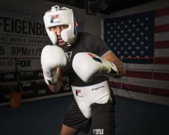 Fighting Freedom Leather Sparring Headgear