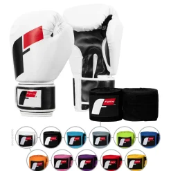 Fighting Sports Gloves and Wraps Bundle