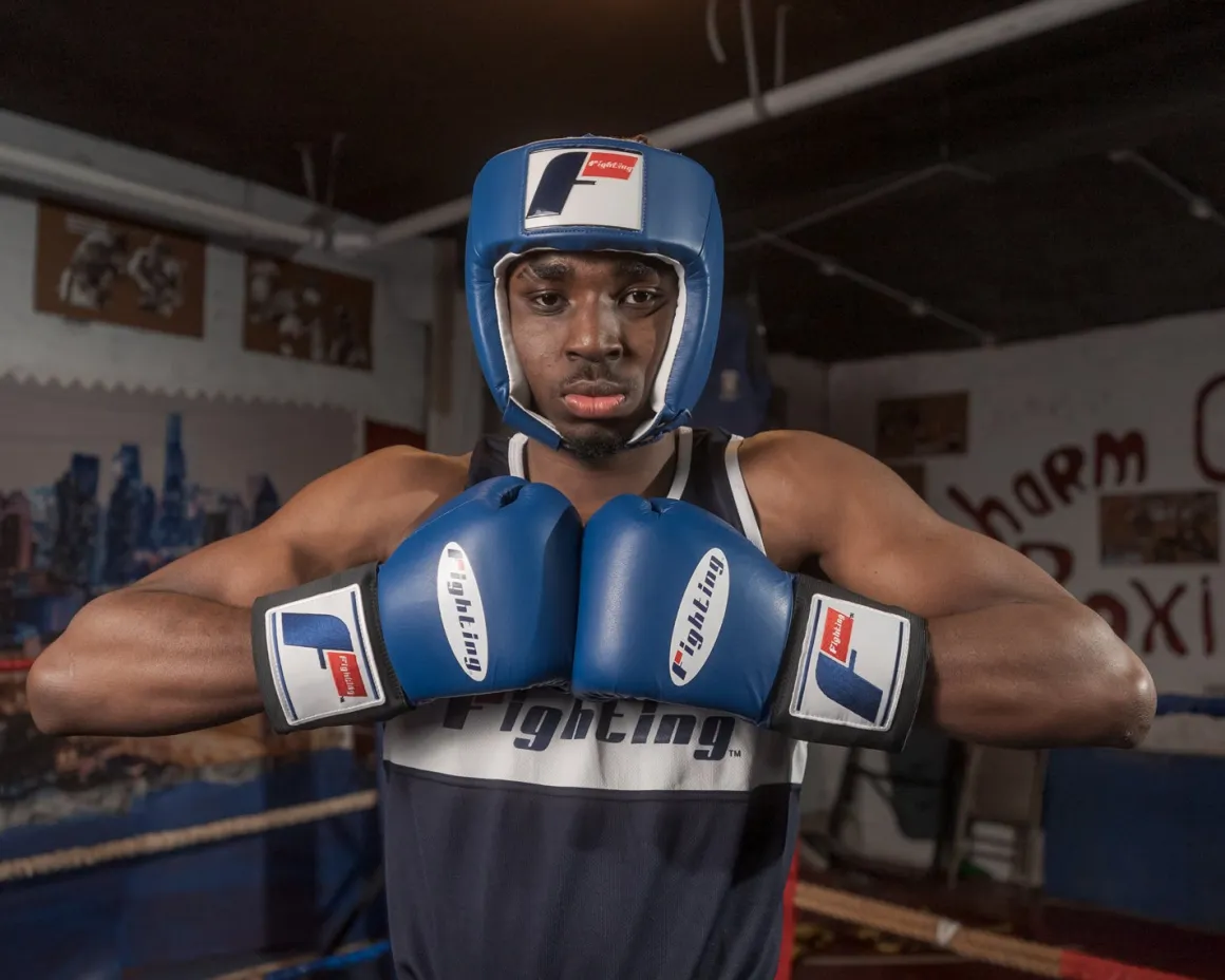 Fighting Sports USA Boxing Competition Open Face Headgear