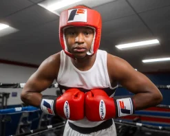 Fighting Sports USA Boxing Competition Open Face Headgear