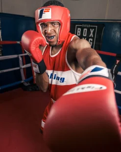 Fighting Sports USA Boxing Competition Open Face Headgear
