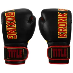 KRONK Boxing Gym Leather Bag Boxing Gloves