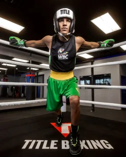TITLE Aerovent Elite USA Boxing Competition Headgear – Open Face