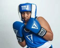 TITLE Aerovent Elite USA Boxing Competition Headgear – Open Face