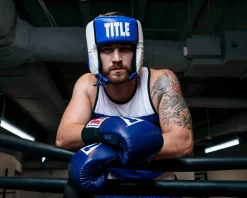 TITLE Aerovent Elite USA Boxing Competition Headgear – Open Face