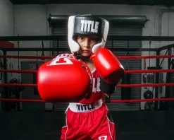 TITLE Aerovent Elite USA Boxing Competition Headgear – With Cheeks