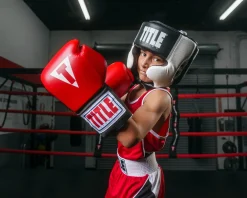 TITLE Aerovent Elite USA Boxing Competition Headgear – With Cheeks