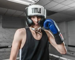 TITLE Aerovent Elite USA Boxing Competition Headgear – With Cheeks