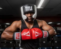 TITLE Aerovent Elite USA Boxing Competition Headgear – With Cheeks
