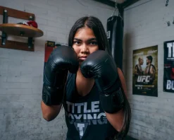 TITLE BLACK Blitz Fit Boxing Gloves
