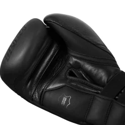 TITLE Black Bolstered Leather Bag Boxing Gloves