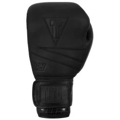 TITLE Black Bolstered Leather Bag Boxing Gloves