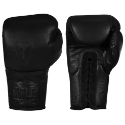 TITLE BLACK Lace Sparring Gloves 2.0