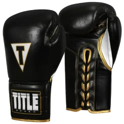 TITLE Boxeo Mexican Leather Lace Training Boxing Gloves Quatro