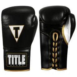 TITLE Boxeo Mexican Leather Lace Training Boxing Gloves Quatro