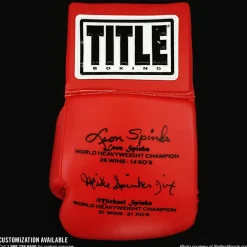 TITLE Boxing Autograph Gloves
