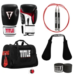 TITLE Boxing Bag Glove Workout Bundle