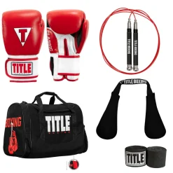 TITLE Boxing Bag Glove Workout Bundle