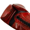 TITLE Boxing Blood Red Headgear and Sparring Gloves Bundle