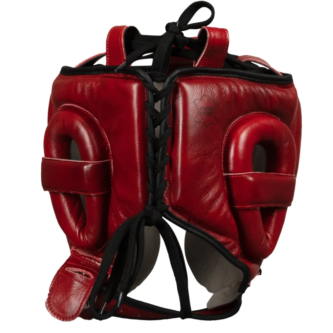 TITLE Boxing Blood Red Headgear and Sparring Gloves Bundle