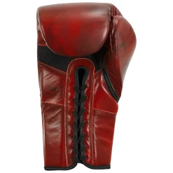 TITLE Boxing Blood Red Headgear and Sparring Gloves Bundle