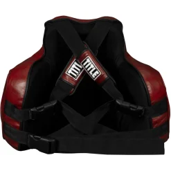 TITLE Boxing Blood Red Leather Body Protector