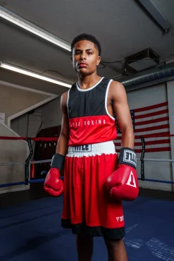 TITLE Boxing Border Reversible Amateur Competition Set
