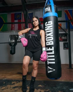 TITLE Boxing Chic Script Women's Tank