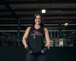 TITLE Boxing Chic Script Women's Tank