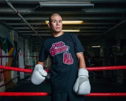 TITLE Boxing Classic Script Performance Tee