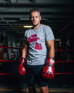 TITLE Boxing Classic Script Performance Tee