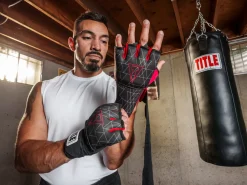 TITLE Boxing Defender Sublimated Glove Wraps