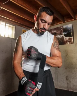 TITLE Boxing Defender Sublimated Glove Wraps