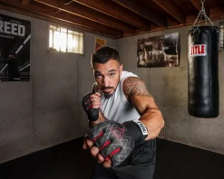 TITLE Boxing Defender Sublimated Glove Wraps