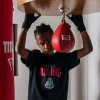 TITLE Boxing Forged Steel Adjustable Pro Speed Bag Platform