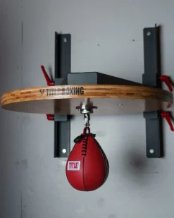 TITLE Boxing Forged Steel Adjustable Pro Speed Bag Platform