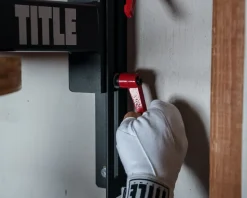 TITLE Boxing Forged Steel Adjustable Pro Speed Bag Platform