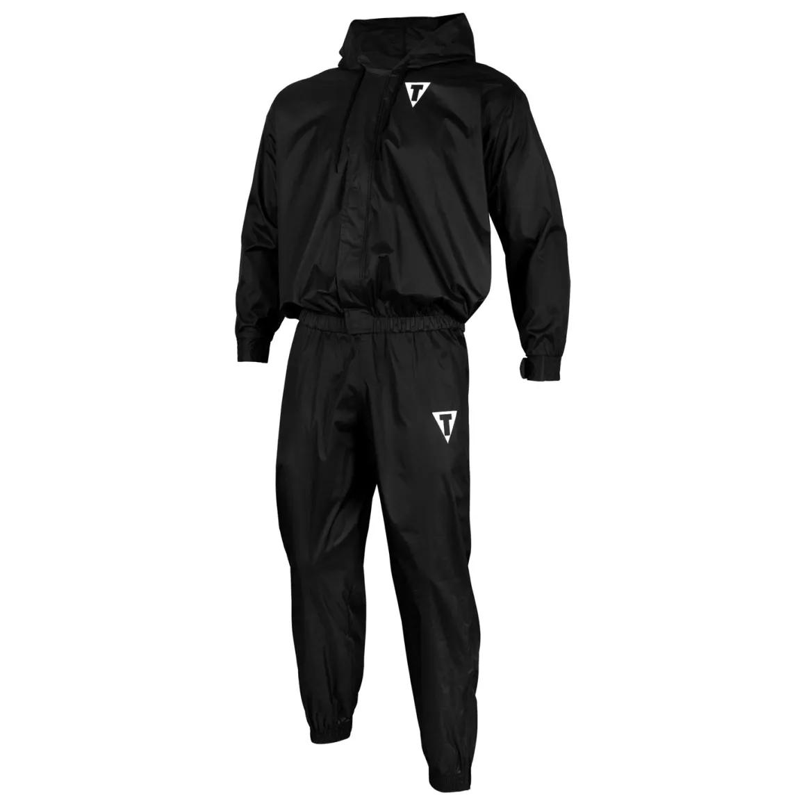 TITLE Boxing Full Zip Hooded Sauna Suit