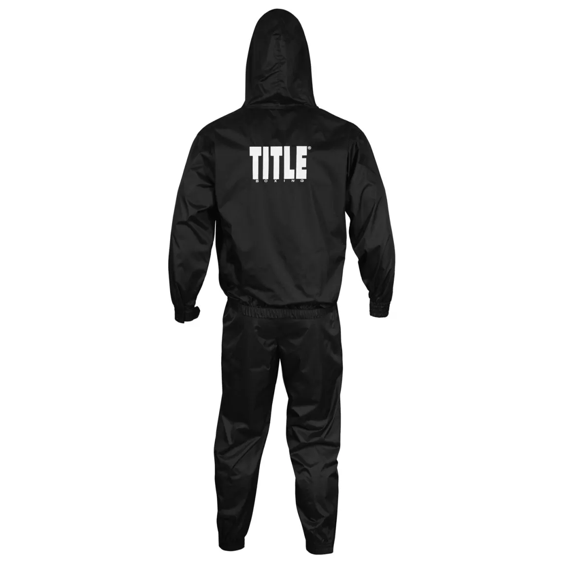 TITLE Boxing Full Zip Hooded Sauna Suit