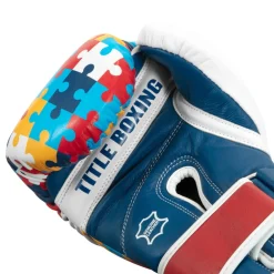 TITLE Boxing GEL World V2T Limited Edition Autism Awareness Bag Gloves
