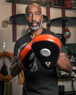 TITLE Boxing Incredi-Ball Leather Punch Mitts 2.0