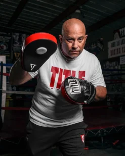 TITLE Boxing Incredi-Ball Leather Punch Mitts 2.0