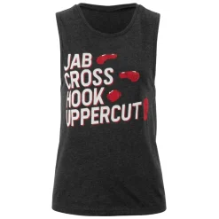 TITLE Boxing Jab Cross Women's Muscle Tee