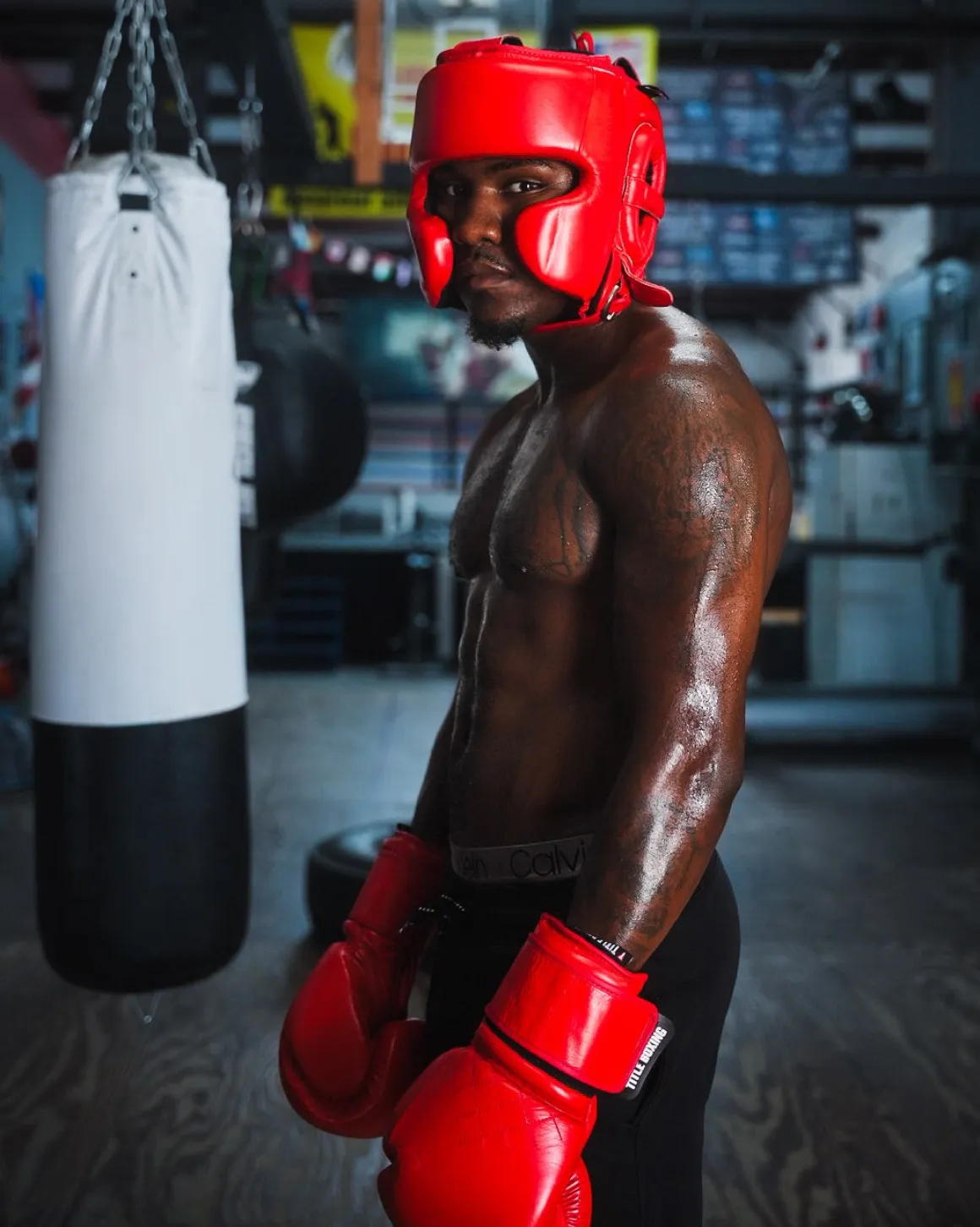 TITLE Boxing KO-Vert Stealth Headgear