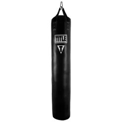 TITLE Boxing 100lb Leather Thai Heavy Bag