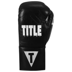 TITLE Boxing Leather Pro Fight Boxing Gloves