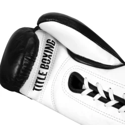 TITLE Boxing Leather Pro Fight Boxing Gloves