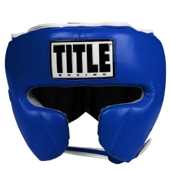 TITLE Boxing Leather Sparring Headgear